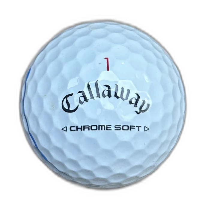 Used Callaway Chrome Soft golf ball