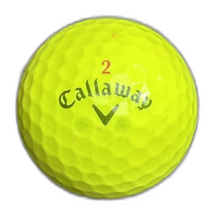 Brights neon used golf ball